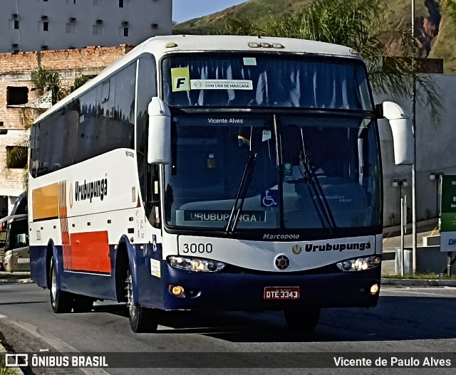 Auto Viação Urubupungá 3000 na cidade de Aparecida, São Paulo, Brasil, por Vicente de Paulo Alves. ID da foto: 10094987.