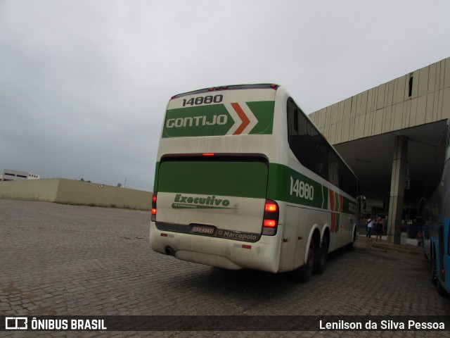 Empresa Gontijo de Transportes 14880 na cidade de Caruaru, Pernambuco, Brasil, por Lenilson da Silva Pessoa. ID da foto: 10094211.