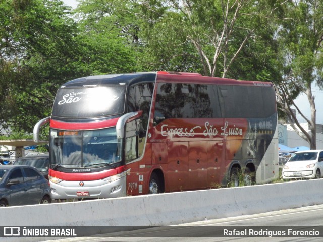 Expresso São Luiz 7970 na cidade de Caruaru, Pernambuco, Brasil, por Rafael Rodrigues Forencio. Número da foto: #10095476.