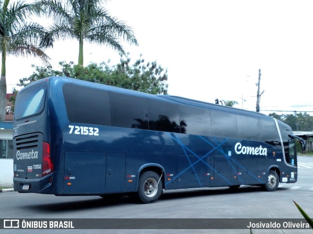 Viação Cometa 721532 na cidade de Embu das Artes, São Paulo, Brasil, por Josivaldo Oliveira. Número da foto: #10094780.