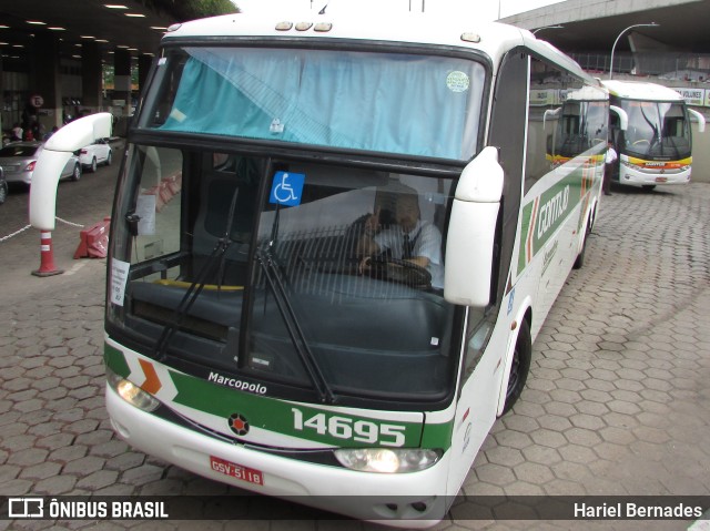 Empresa Gontijo de Transportes 14695 na cidade de Belo Horizonte, Minas Gerais, Brasil, por Hariel Bernades. ID da foto: 10093207.