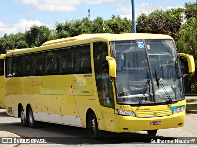 Viação Itapemirim 9533 na cidade de Curitiba, Paraná, Brasil, por Guilherme Neudorff. ID da foto: 10093722.