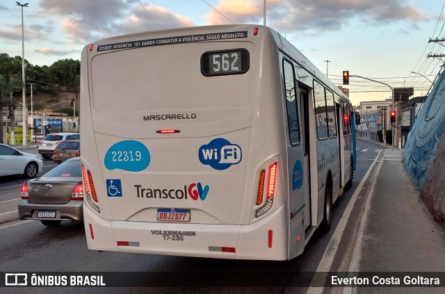 Nova Transporte 22319 na cidade de Cariacica, Espírito Santo, Brasil, por Everton Costa Goltara. Número da foto: #10098607.