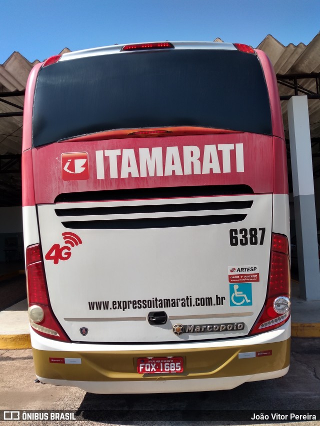 Expresso Itamarati 6387 na cidade de Estrela d`Oeste, São Paulo, Brasil, por João Vitor Pereira. Número da foto: #10098493.