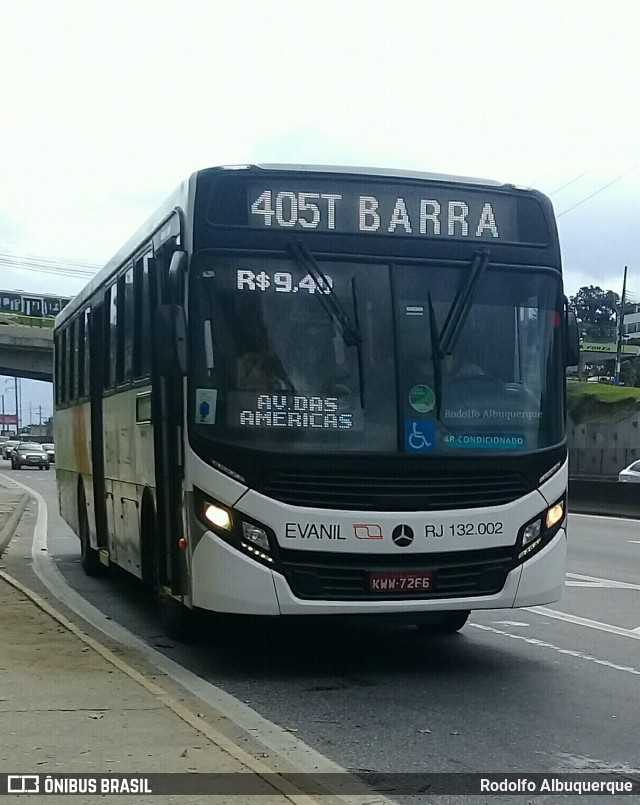 Evanil Transportes e Turismo RJ 132.002 na cidade de São João de Meriti, Rio de Janeiro, Brasil, por Rodolfo Albuquerque. Número da foto: #10096443.