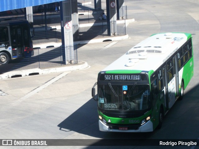 VB Transportes e Turismo 3344 na cidade de Campinas, São Paulo, Brasil, por Rodrigo Piragibe. ID da foto: 10096770.
