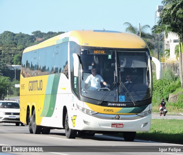 Empresa Gontijo de Transportes 19115 na cidade de Recife, Pernambuco, Brasil, por Igor Felipe. ID da foto: 10099163.