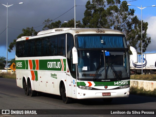 Empresa Gontijo de Transportes 14595 na cidade de Caruaru, Pernambuco, Brasil, por Lenilson da Silva Pessoa. ID da foto: 10097338.