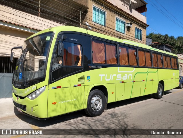 Tursan - Turismo Santo André 662 (RJ 597.188) na cidade de Volta Redonda, Rio de Janeiro, Brasil, por Danilo  Ribeiro. Número da foto: #10097185.