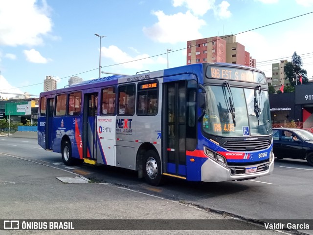 Next Mobilidade - ABC Sistema de Transporte 80.967 na cidade de São Bernardo do Campo, São Paulo, Brasil, por Valdir Garcia. ID da foto: 10096050.