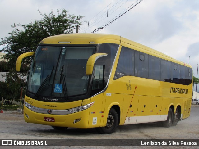 Viação Itapemirim 60043 na cidade de Caruaru, Pernambuco, Brasil, por Lenilson da Silva Pessoa. ID da foto: 10097377.