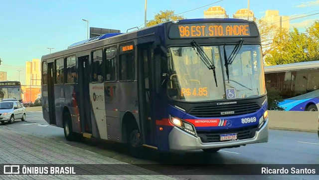 Next Mobilidade - ABC Sistema de Transporte 80969 na cidade de São Bernardo do Campo, São Paulo, Brasil, por Ricardo Santos. Número da foto: #10096085.