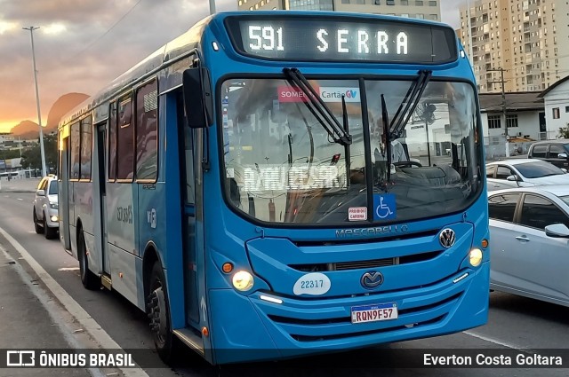 Nova Transporte 22317 na cidade de Cariacica, Espírito Santo, Brasil, por Everton Costa Goltara. Número da foto: #10098577.