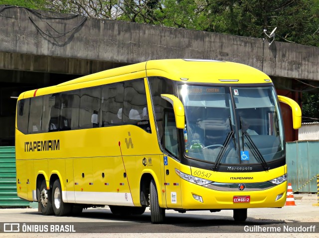 Viação Itapemirim 60547 na cidade de Curitiba, Paraná, Brasil, por Guilherme Neudorff. ID da foto: 10099085.