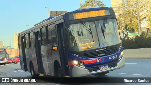 Next Mobilidade - ABC Sistema de Transporte 80027 na cidade de São Bernardo do Campo, São Paulo, Brasil, por Ricardo Santos. ID da foto: 10097355.