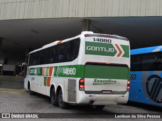 Empresa Gontijo de Transportes 14880 na cidade de Caruaru, Pernambuco, Brasil, por Lenilson da Silva Pessoa. ID da foto: 10097361.