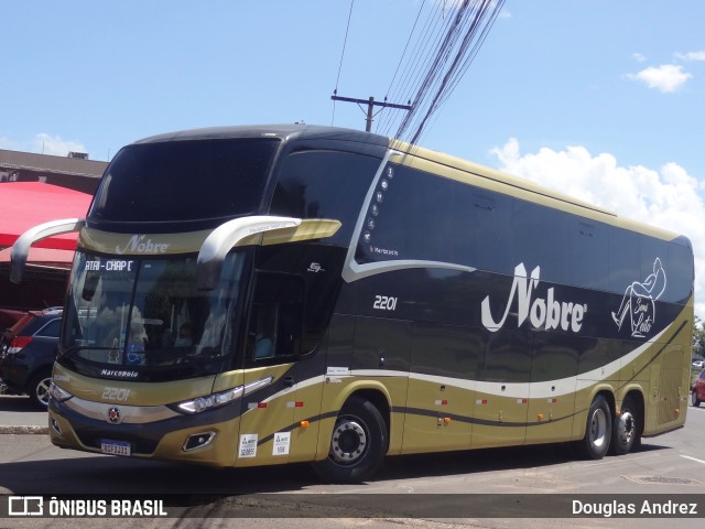 Nobre Turismo 2201 na cidade de Campo Grande, Mato Grosso do Sul, Brasil, por Douglas Andrez. Número da foto: #10100598.