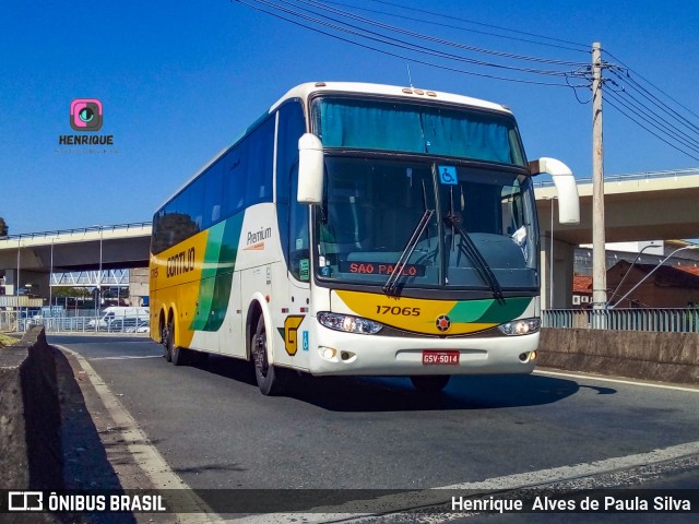 Empresa Gontijo de Transportes 17065 na cidade de Campinas, São Paulo, Brasil, por Henrique Alves de Paula Silva. ID da foto: 10101418.