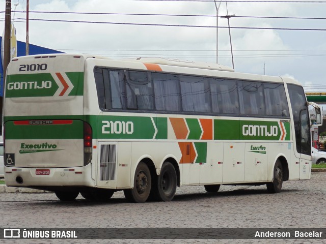 Empresa Gontijo de Transportes 21010 na cidade de Feira de Santana, Bahia, Brasil, por Anderson  Bacelar. ID da foto: 10101133.