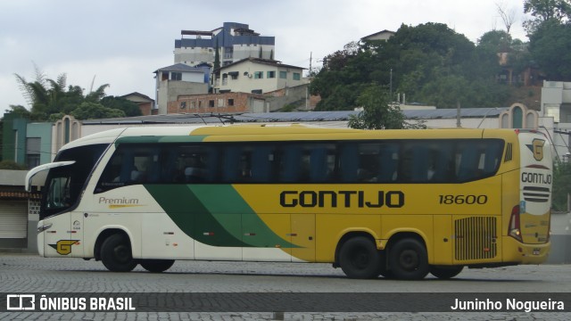 Empresa Gontijo de Transportes 18600 na cidade de Teófilo Otoni, Minas Gerais, Brasil, por Juninho Nogueira. ID da foto: 10100688.