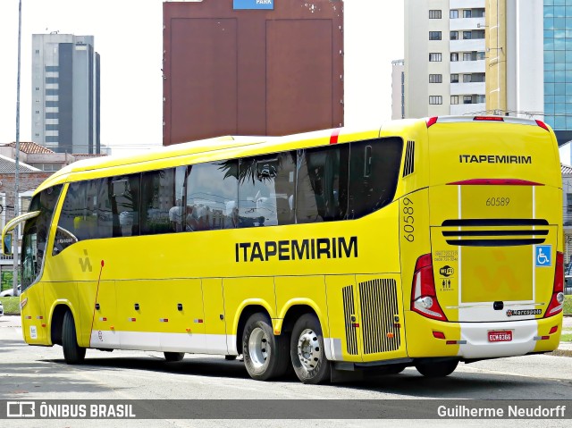 Viação Itapemirim 60589 na cidade de Curitiba, Paraná, Brasil, por Guilherme Neudorff. Número da foto: #10099867.