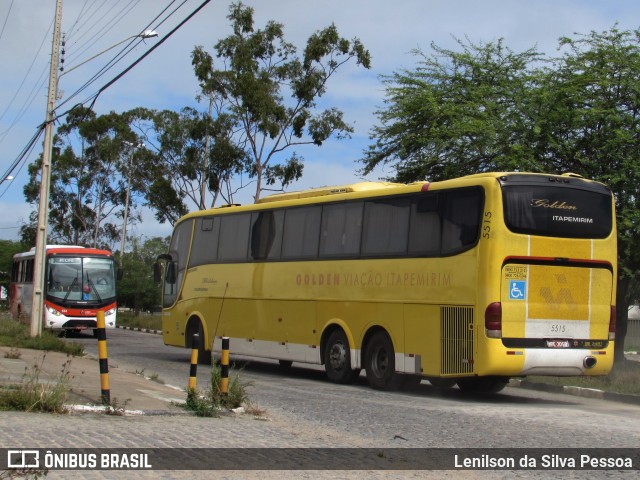 Viação Itapemirim 5515 na cidade de Caruaru, Pernambuco, Brasil, por Lenilson da Silva Pessoa. ID da foto: 10099749.