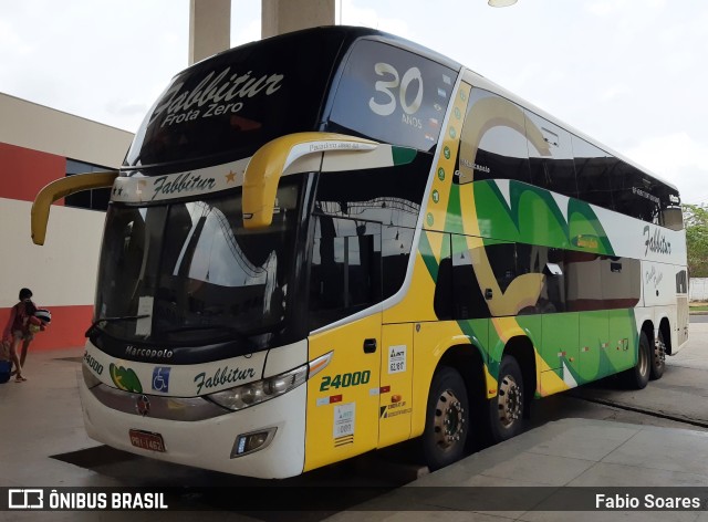 Fabbitur Transporte e Turismo 24000 na cidade de Imperatriz, Maranhão, Brasil, por Fabio Soares. ID da foto: 10101688.