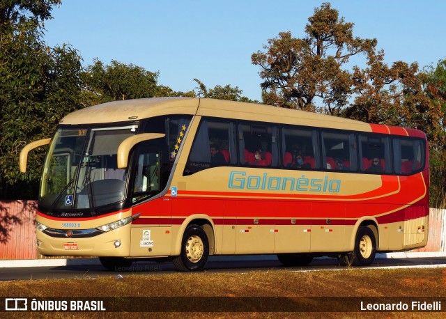 Auto Viação Goianésia 168003-8 na cidade de Brasília, Distrito Federal, Brasil, por Leonardo Fidelli. ID da foto: 10100696.