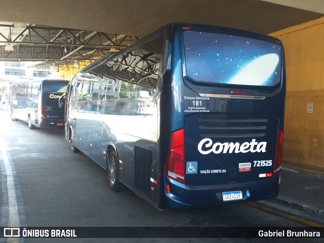Viação Cometa 721525 na cidade de Sorocaba, São Paulo, Brasil, por Gabriel Brunhara. Número da foto: #10103901.