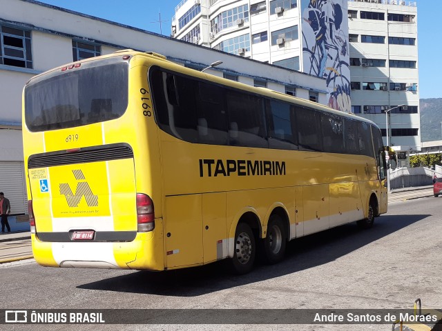 Viação Itapemirim 8919 na cidade de Rio de Janeiro, Rio de Janeiro, Brasil, por Andre Santos de Moraes. Número da foto: #10103340.