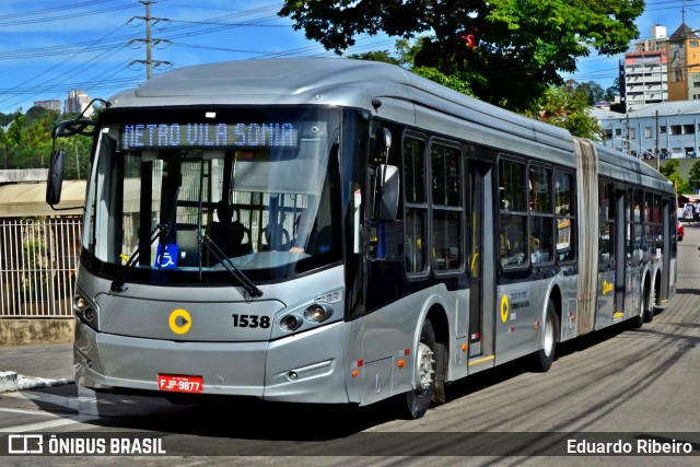 Lirabus 1538 na cidade de Taboão da Serra, São Paulo, Brasil, por Eduardo Ribeiro. Número da foto: #10104417.