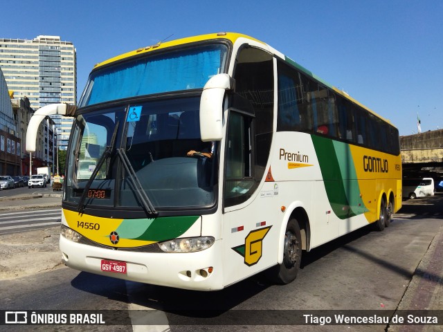 Empresa Gontijo de Transportes 14550 na cidade de Belo Horizonte, Minas Gerais, Brasil, por Tiago Wenceslau de Souza. ID da foto: 10104444.