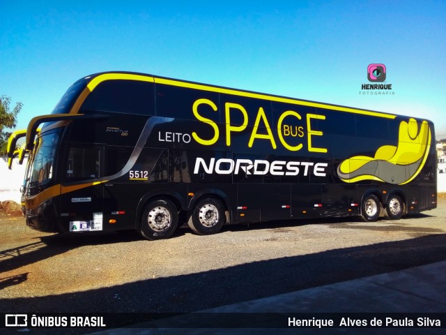 Expresso Nordeste 5512 na cidade de Campinas, São Paulo, Brasil, por Henrique Alves de Paula Silva. Número da foto: #10104588.