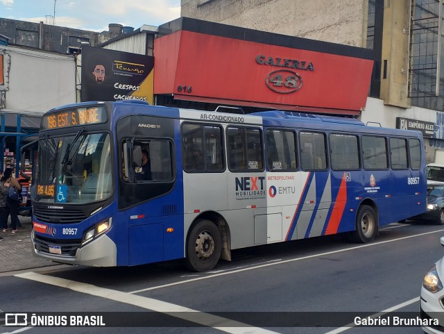 Next Mobilidade - ABC Sistema de Transporte 80.957 na cidade de São Bernardo do Campo, São Paulo, Brasil, por Gabriel Brunhara. Número da foto: #10103585.
