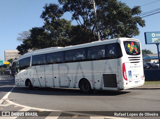 Viação Atibaia São Paulo 1420 na cidade de São Paulo, São Paulo, Brasil, por Rafael Lopes de Oliveira. Número da foto: #10102270.