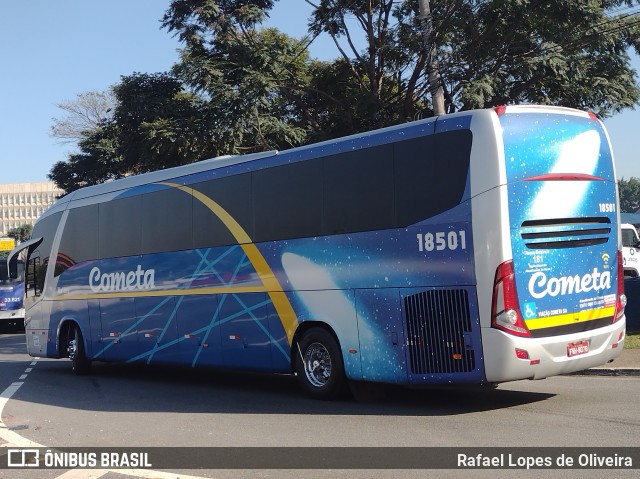 Viação Cometa 18501 na cidade de São Paulo, São Paulo, Brasil, por Rafael Lopes de Oliveira. Número da foto: #10102280.