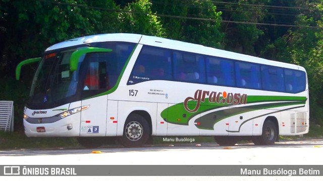 Viação Graciosa 157 na cidade de Curitiba, Paraná, Brasil, por Manu Busóloga Betim. Número da foto: #10104495.