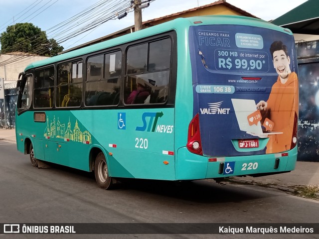 Justinópolis Transportes 220 na cidade de Ribeirão das Neves, Minas Gerais, Brasil, por Kaique Marquês Medeiros . Número da foto: #10104870.
