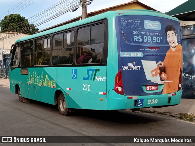 Justinópolis Transportes 220 na cidade de Ribeirão das Neves, Minas Gerais, Brasil, por Kaique Marquês Medeiros . ID da foto: 10104870.