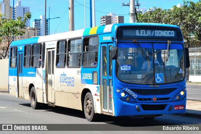 Concessionária Salvador Norte - CSN Transportes 10090 na cidade de Salvador, Bahia, Brasil, por Eduardo Ribeiro. Número da foto: #10104497.