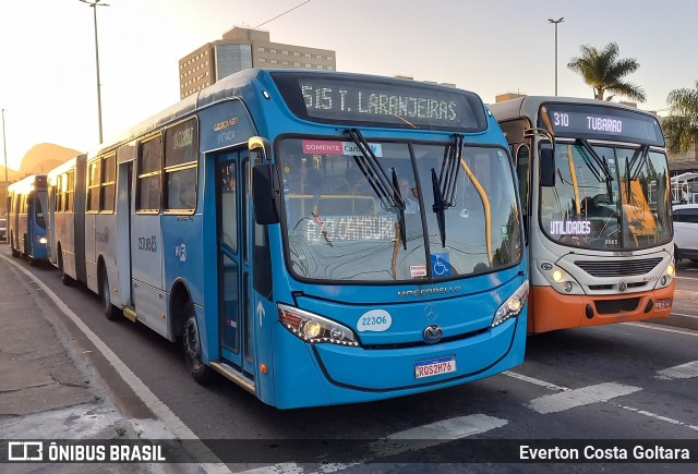 Nova Transporte 22306 na cidade de Cariacica, Espírito Santo, Brasil, por Everton Costa Goltara. Número da foto: #10103482.
