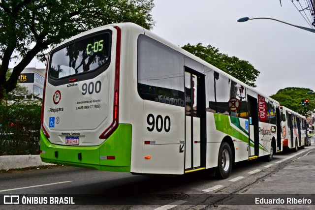 Viação Pirajuçara 900 na cidade de Taboão da Serra, São Paulo, Brasil, por Eduardo Ribeiro. ID da foto: 10104413.