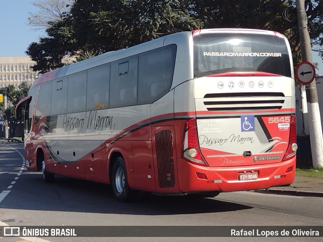 Empresa de Ônibus Pássaro Marron 5645 na cidade de São Paulo, São Paulo, Brasil, por Rafael Lopes de Oliveira. ID da foto: 10102337.