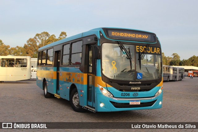 Transporte Acessível Unicarga 0206 na cidade de Curitiba, Paraná, Brasil, por Luiz Otavio Matheus da Silva. ID da foto: 10103797.