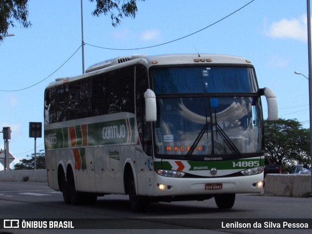 Empresa Gontijo de Transportes 14885 na cidade de Caruaru, Pernambuco, Brasil, por Lenilson da Silva Pessoa. ID da foto: 10102634.