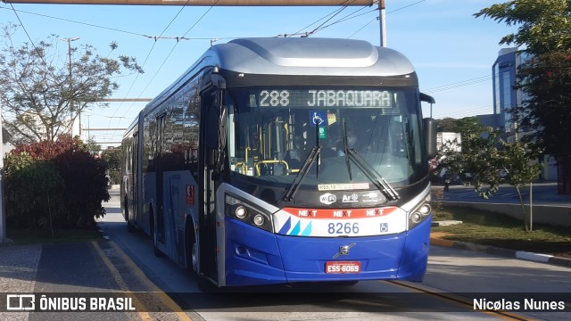 Next Mobilidade - ABC Sistema de Transporte 8266 na cidade de São Bernardo do Campo, São Paulo, Brasil, por Nicølas Nunes. ID da foto: 10103677.