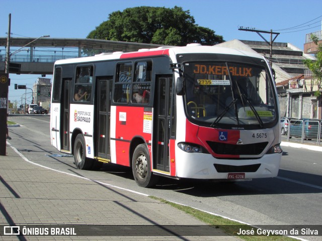 Allibus Transportes 4 5675 na cidade de São Paulo, São Paulo, Brasil, por José Geyvson da Silva. Número da foto: #10103627.