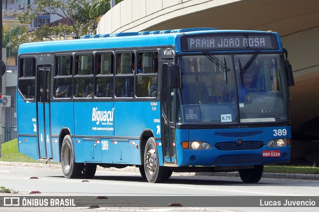 Biguaçu Transportes Coletivos Administração e Participação 389 na cidade de Florianópolis, Santa Catarina, Brasil, por Lucas Juvencio. ID da foto: 10104434.