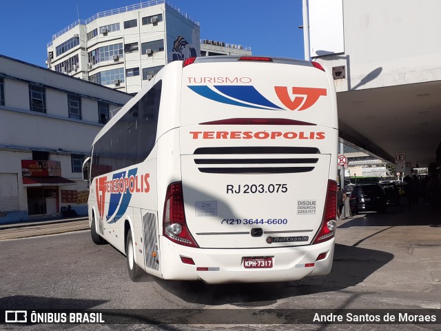 Viação Teresópolis RJ 203.075 na cidade de Rio de Janeiro, Rio de Janeiro, Brasil, por Andre Santos de Moraes. Número da foto: #10103435.