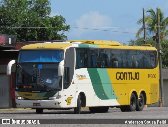 Empresa Gontijo de Transportes 14800 na cidade de Campos dos Goytacazes, Rio de Janeiro, Brasil, por Anderson Sousa Feijó. ID da foto: 10103182.